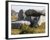 Kermario Menhirs in Carnac, Morbihan, Brittany, France, Europe-null-Framed Photographic Print