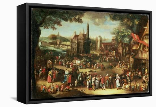 Kermesse at Avdenarde-David Vinckboons-Framed Stretched Canvas