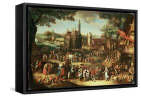 Kermesse at Avdenarde-David Vinckboons-Framed Stretched Canvas