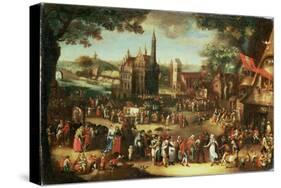 Kermesse at Avdenarde-David Vinckboons-Stretched Canvas