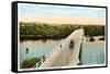 Kern River Bridge, Bakersfield, California-null-Framed Stretched Canvas