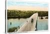 Kern River Bridge, Bakersfield, California-null-Stretched Canvas