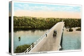 Kern River Bridge, Bakersfield, California-null-Stretched Canvas