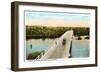 Kern River Bridge, Bakersfield, California-null-Framed Art Print