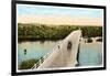 Kern River Bridge, Bakersfield, California-null-Framed Art Print