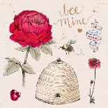 Bee Mine-Kerri Elliot-Mounted Art Print