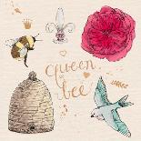 Queen Bee-Kerri Elliot-Framed Art Print