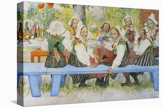 Kersti's Birthday, 1909-Carl Larsson-Stretched Canvas