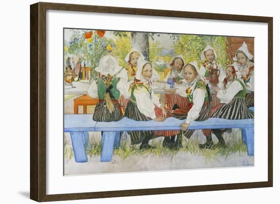 Kersti's Birthday-Carl Larsson-Framed Giclee Print