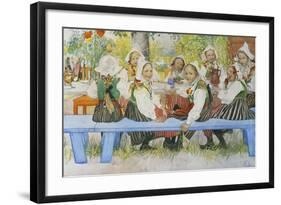 Kersti's Birthday-Carl Larsson-Framed Giclee Print