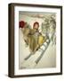 Kersti Sledging, 1901-Carl Larsson-Framed Giclee Print