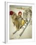 Kersti Sledging, 1901-Carl Larsson-Framed Giclee Print