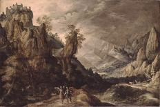 Landscape with Tobias and the Angel-Kerstiaen de Keuninck-Giclee Print
