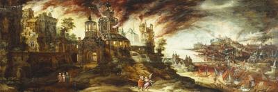 The Destruction of Sodom and Gomorrah-Kerstiaen De Keuninck-Framed Stretched Canvas