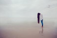 Female Youth with Long Hair-Kerstin Auer-Photographic Print