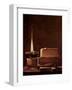 Kerze und Bucher Candlelight Study-Georges de La Tour-Framed Art Print