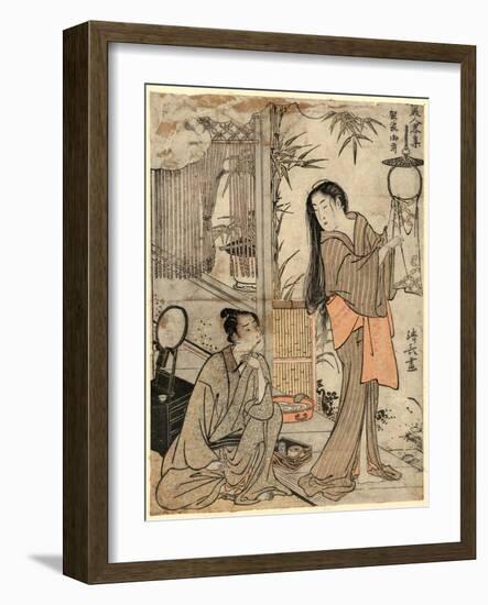 Kesagozen-Torii Kiyonaga-Framed Giclee Print