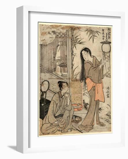 Kesagozen-Torii Kiyonaga-Framed Giclee Print