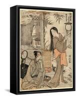 Kesagozen-Torii Kiyonaga-Framed Stretched Canvas