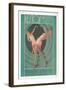 Kestos Lingerie Advertisement-null-Framed Art Print