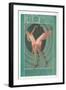 Kestos Lingerie Advertisement-null-Framed Art Print