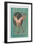 Kestos Lingerie Advertisement-null-Framed Art Print