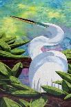 Great Egret-Kestrel Michaud-Giclee Print