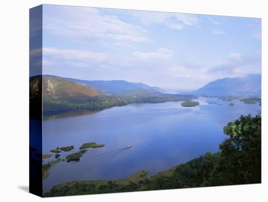 Keswick and Derwent Water from Surprise View, Lake District National Park, Cumbria, England-Neale Clarke-Stretched Canvas