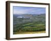 Keswick and Derwentwater from Latrigg Fell, Lake District National Park, Cumbria, England, UK-Roy Rainford-Framed Photographic Print