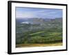 Keswick and Derwentwater from Latrigg Fell, Lake District National Park, Cumbria, England, UK-Roy Rainford-Framed Photographic Print