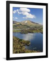 Keswick and Skiddaw Viewed from Catbells, Derwent Water, Lake District Nat'l Park, Cumbria, England-Chris Hepburn-Framed Photographic Print