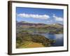 Keswick and Skiddaw Viewed from Catbells, Derwent Water, Lake District Nat'l Park, Cumbria, England-Chris Hepburn-Framed Photographic Print