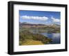 Keswick and Skiddaw Viewed from Catbells, Derwent Water, Lake District Nat'l Park, Cumbria, England-Chris Hepburn-Framed Photographic Print