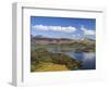 Keswick and Skiddaw Viewed from Catbells, Derwent Water, Lake District Nat'l Park, Cumbria, England-Chris Hepburn-Framed Photographic Print