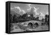 Keswick Bridge, Cumbria-W Westall-Framed Stretched Canvas