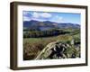 Keswick from Castle Head, Borrowdale, Lake District, Cumbria, England, United Kingdom-Neale Clarke-Framed Photographic Print