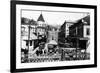 Ketchikan, Alaska - View of Dock Street-Lantern Press-Framed Premium Giclee Print