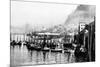 Ketchikan, Alaska - View of Trolling Boats in Harbor-Lantern Press-Mounted Premium Giclee Print