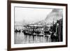 Ketchikan, Alaska - View of Trolling Boats in Harbor-Lantern Press-Framed Art Print