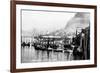 Ketchikan, Alaska - View of Trolling Boats in Harbor-Lantern Press-Framed Art Print