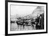 Ketchikan, Alaska - View of Trolling Boats in Harbor-Lantern Press-Framed Art Print