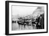 Ketchikan, Alaska - View of Trolling Boats in Harbor-Lantern Press-Framed Art Print