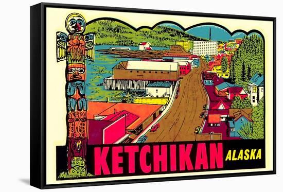 Ketchikan Decal-null-Framed Stretched Canvas