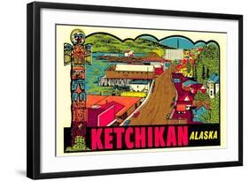 Ketchikan Decal-null-Framed Art Print