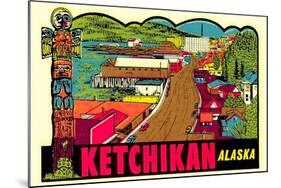 Ketchikan Decal-null-Mounted Art Print