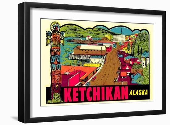 Ketchikan Decal-null-Framed Art Print