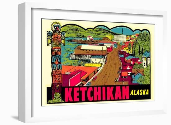 Ketchikan Decal-null-Framed Premium Giclee Print