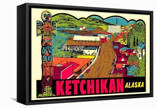 Ketchikan Decal-null-Framed Stretched Canvas
