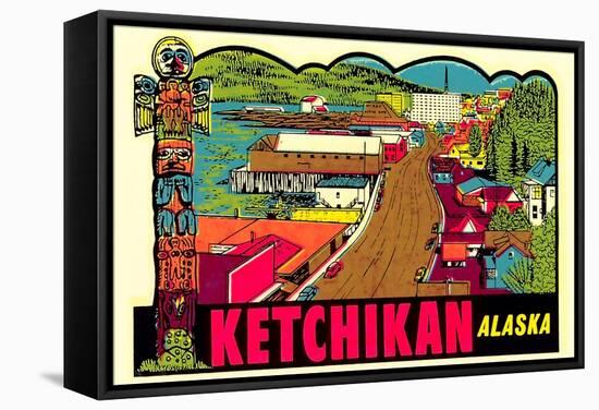 Ketchikan Decal-null-Framed Stretched Canvas