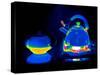 Kettle And Teapot, Thermogram-Tony McConnell-Stretched Canvas